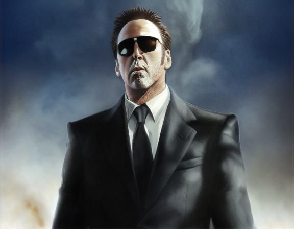 Nicolas Cage Lord of War businessman sunglasses serious centered full ...