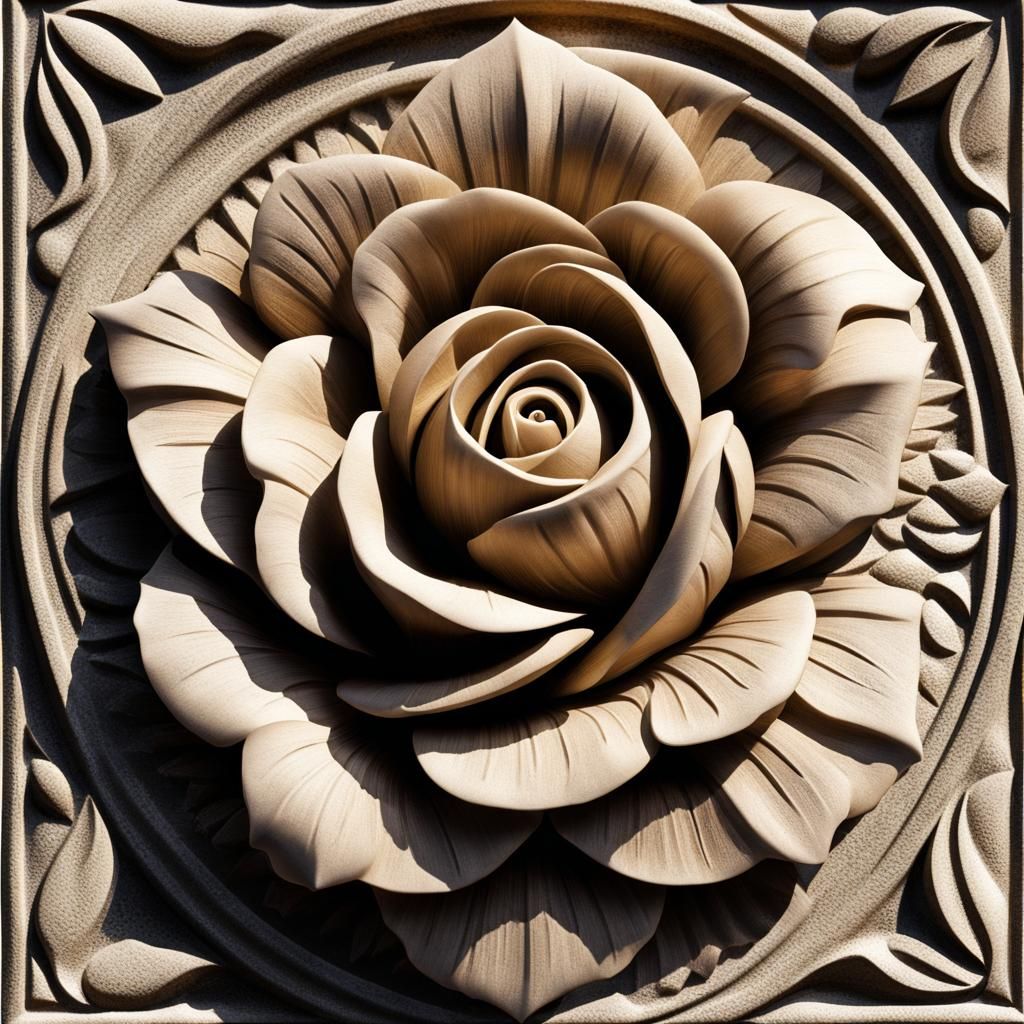 Daily Rose #239 - Carved Stone