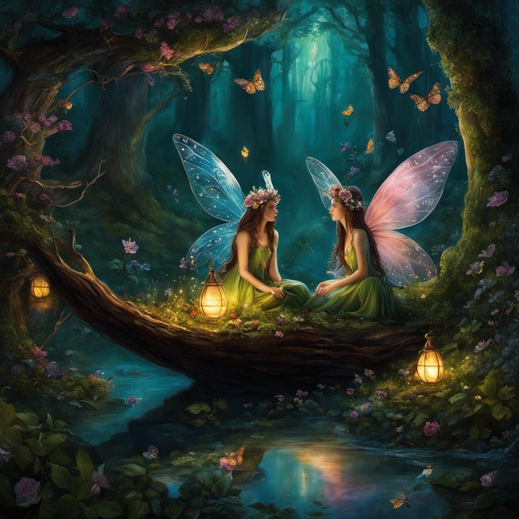 Fairy Folk - AI Generated Artwork - NightCafe Creator