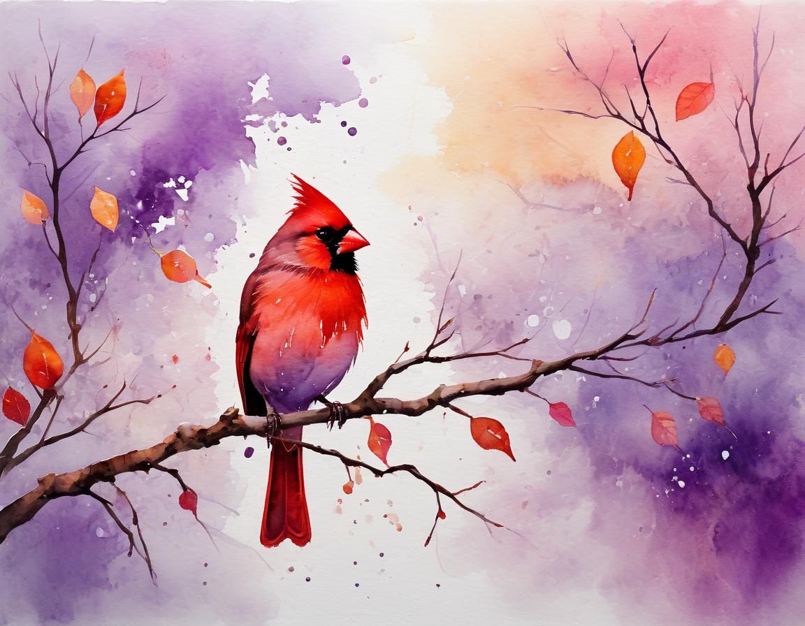 Paint a dreamy hazy breezy wet on wet watercolour artwork, u...