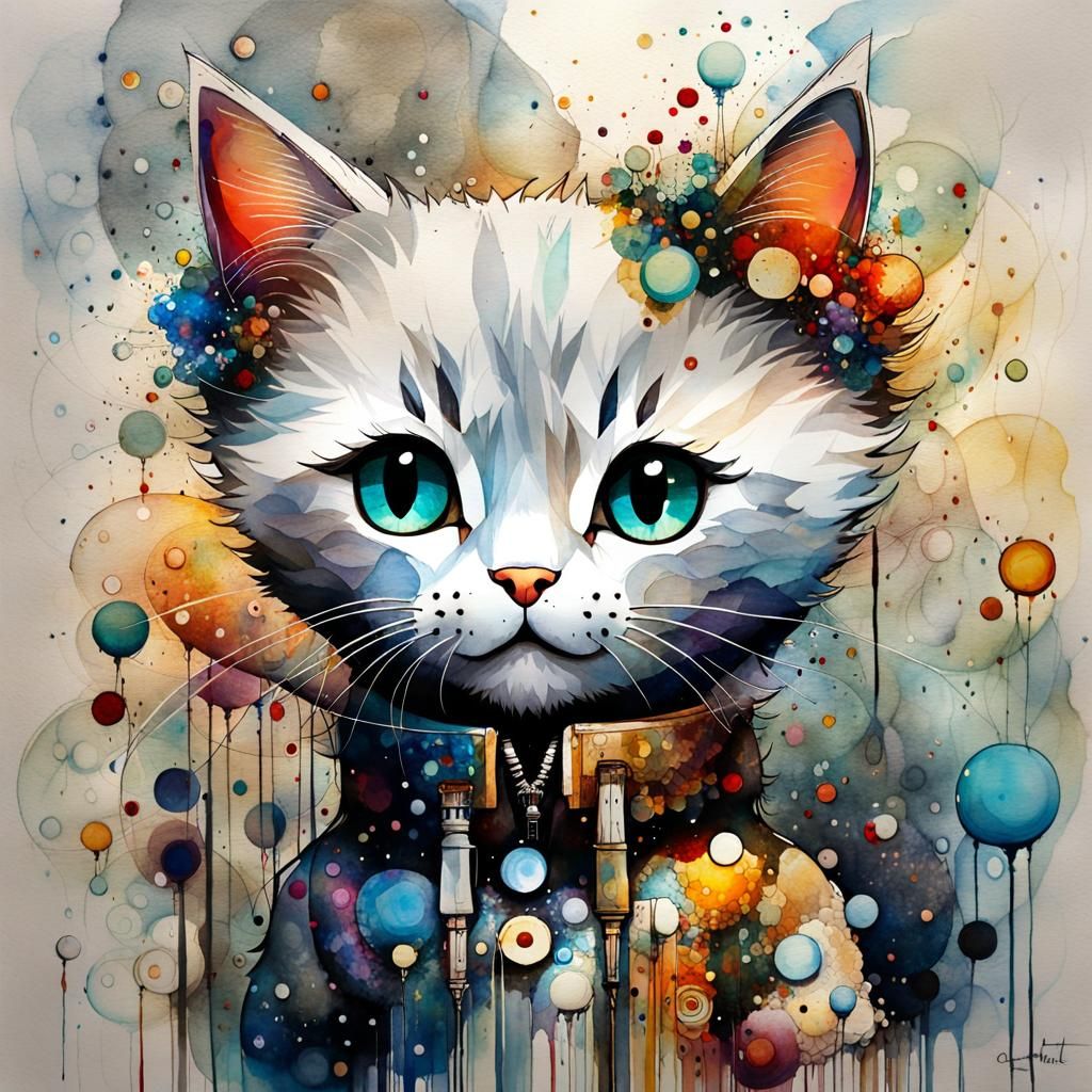 Dolled up cat
