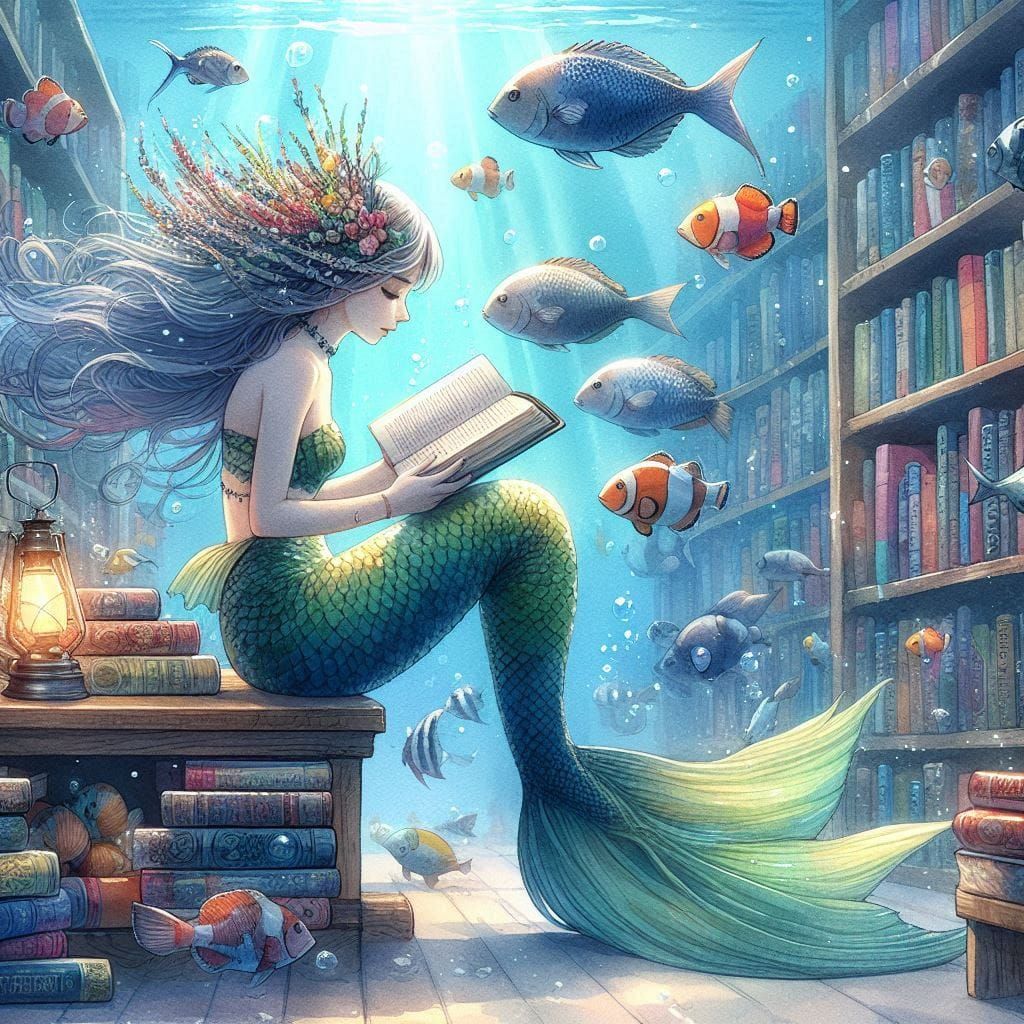 The Mermaid Bookstore for all your reading needs.