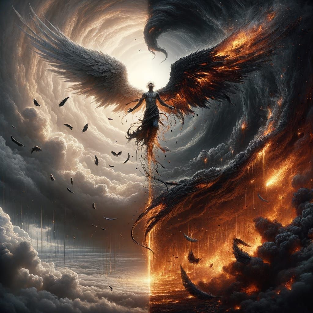 Even the devil was an angel once…  by @Elkiedoos 