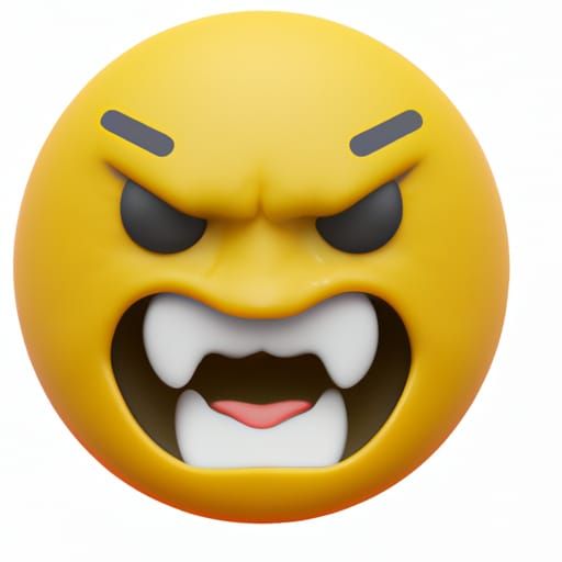 Angry face: the missing emoji