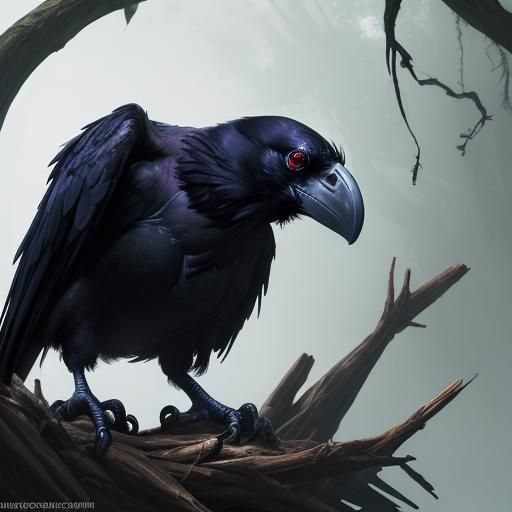 raven nest - AI Generated Artwork - NightCafe Creator