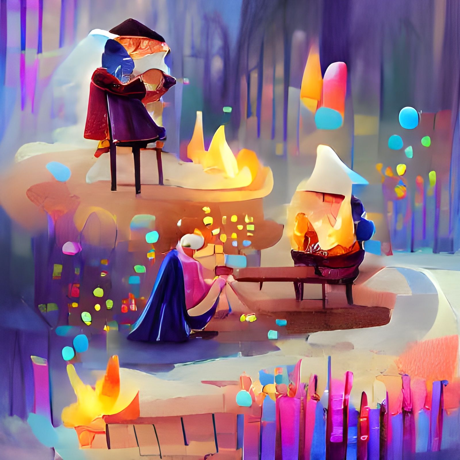 Roasting marshmallows
