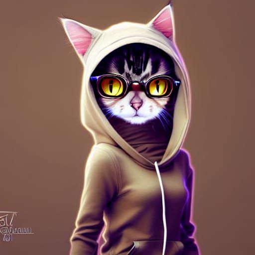 cool cat - AI Generated Artwork - NightCafe Creator