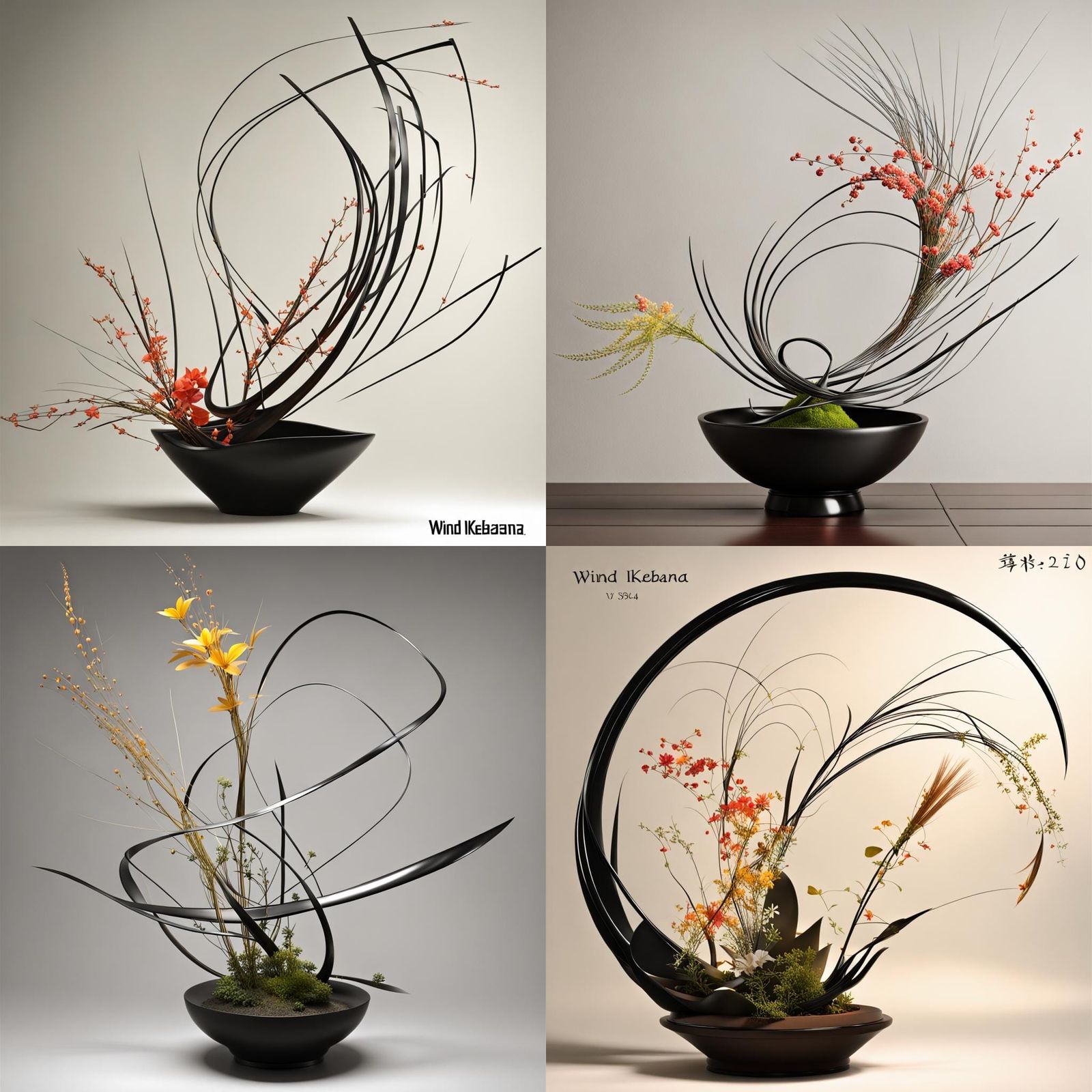 "Wind" Ikebana