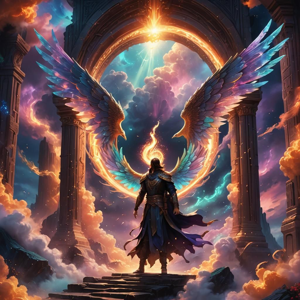 A window into forgotten realms, where colors dance on the canvas of new laws, and unimaginable creatures dream impossible dreams