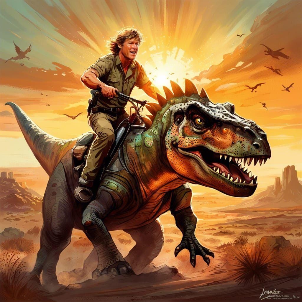 The Dinosaur Hunter  by @KassH