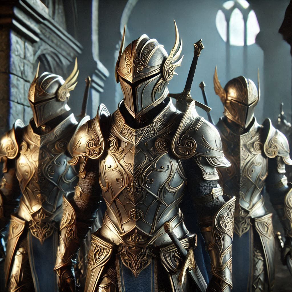 The uniforme of elven knights