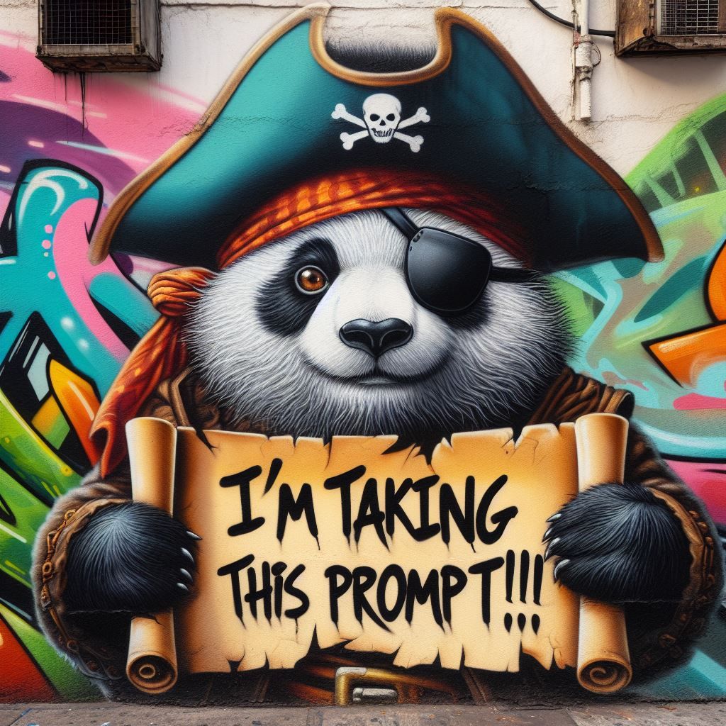 Prompt pirate Panda