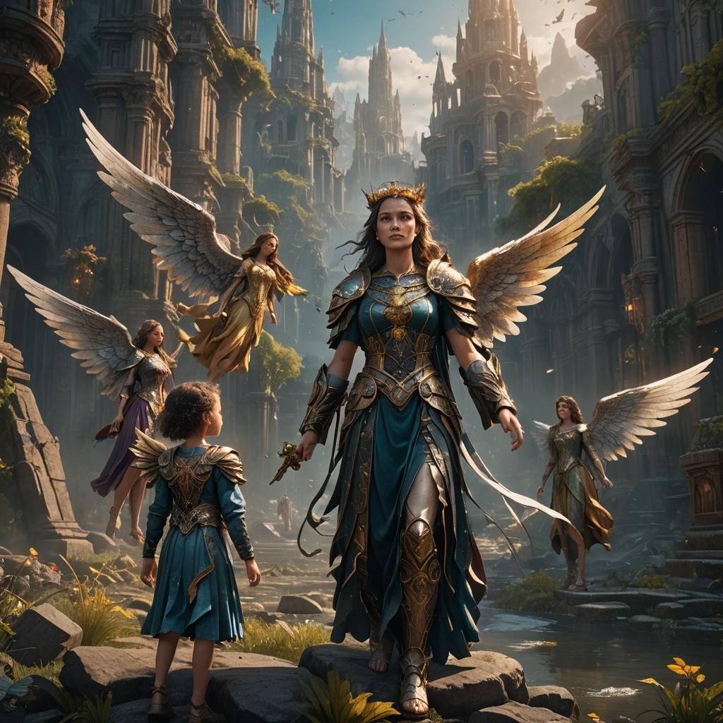 Angels of God brining aa lost daughter back to her parents