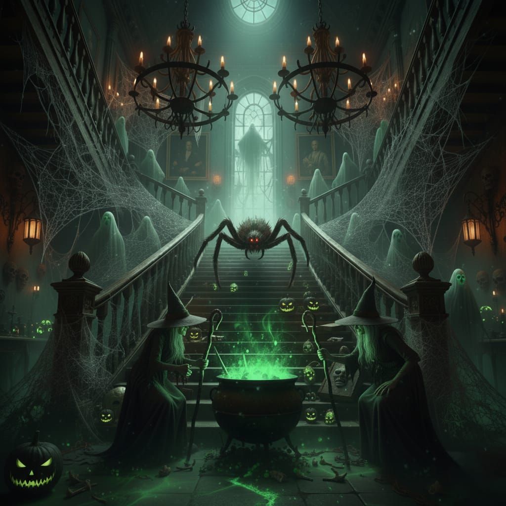 Welcome to my humble abode 👻💀🎃  by @TheinvisibleMan