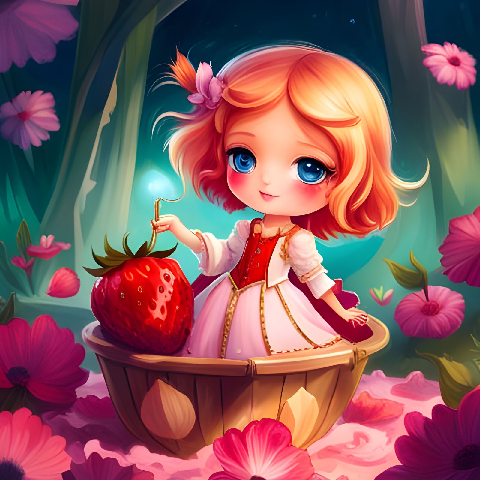 the strawberry 🍓 princess