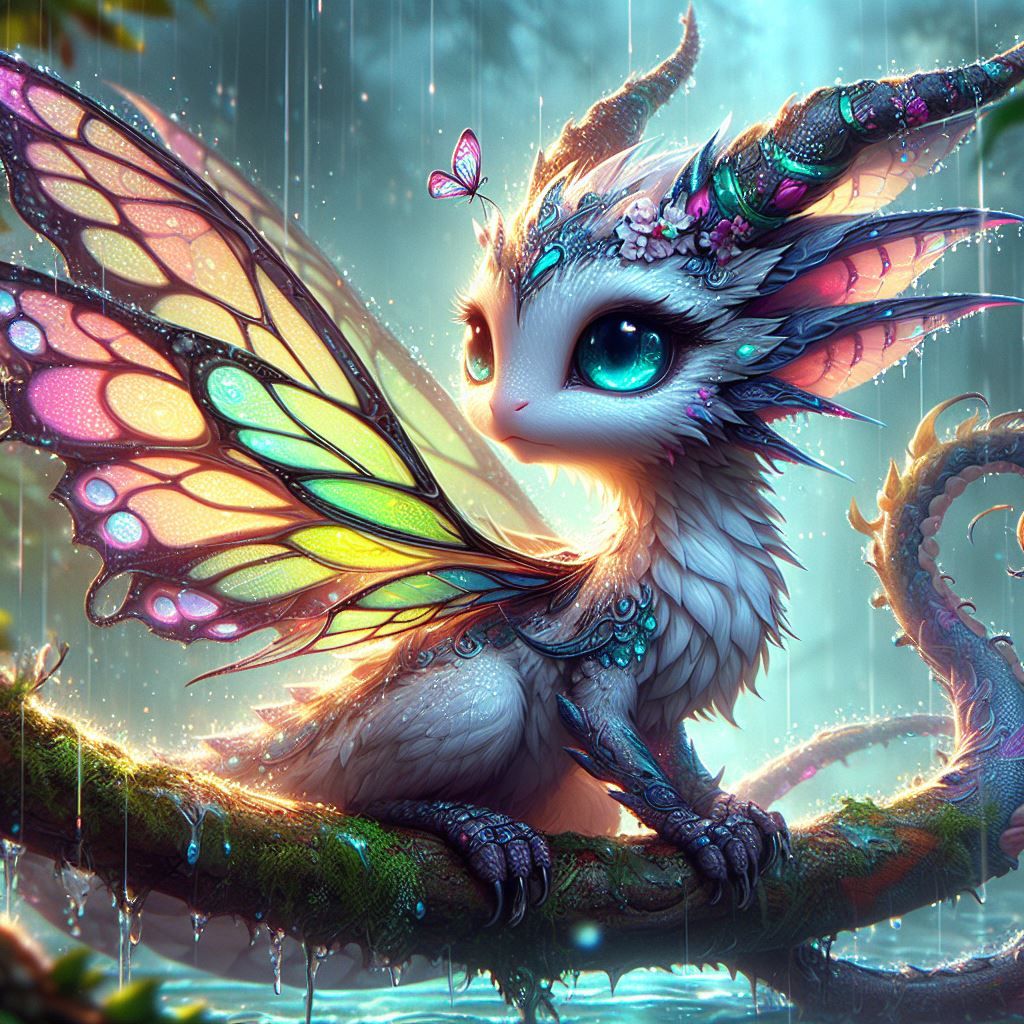 Rainbow Butterfly Wings