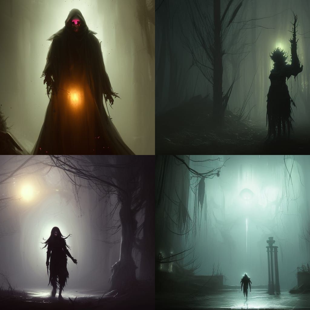 A Ghosts’s light - AI Generated Artwork - NightCafe Creator