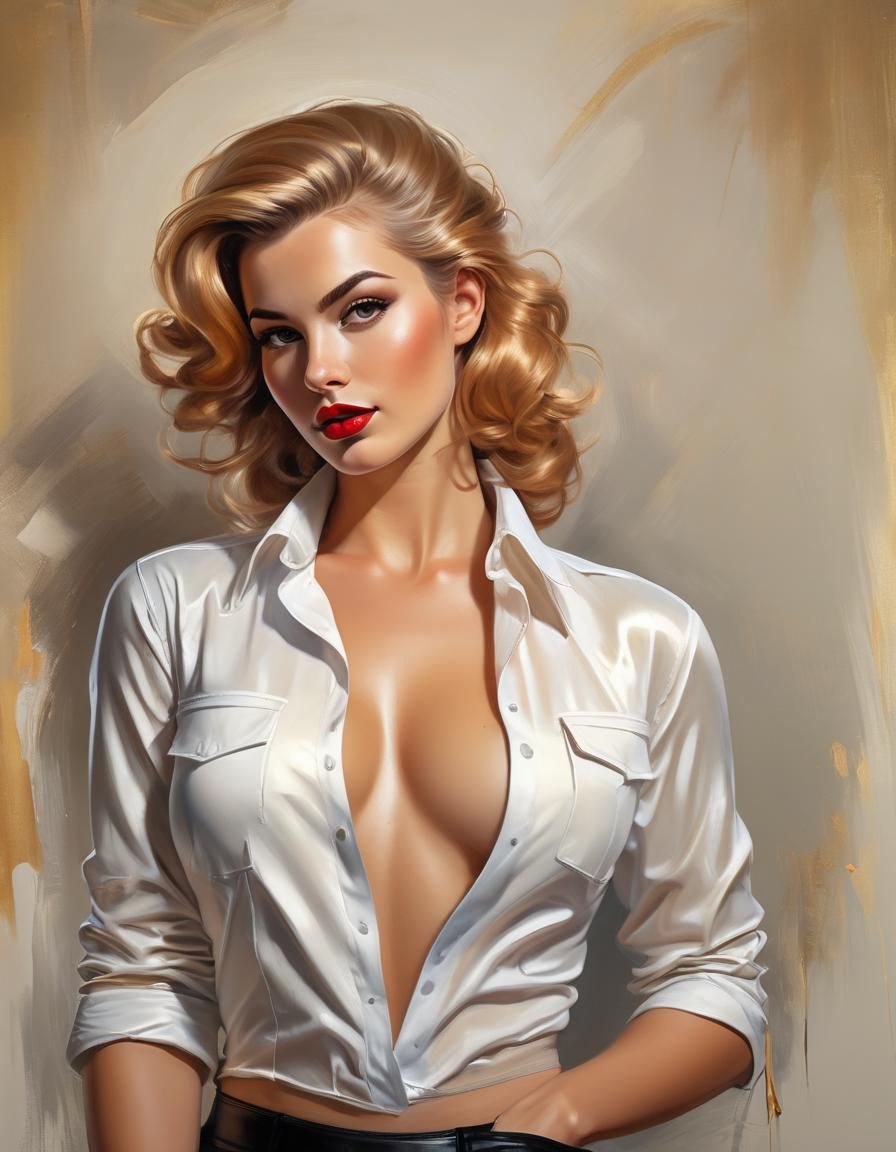 An attractive woman.