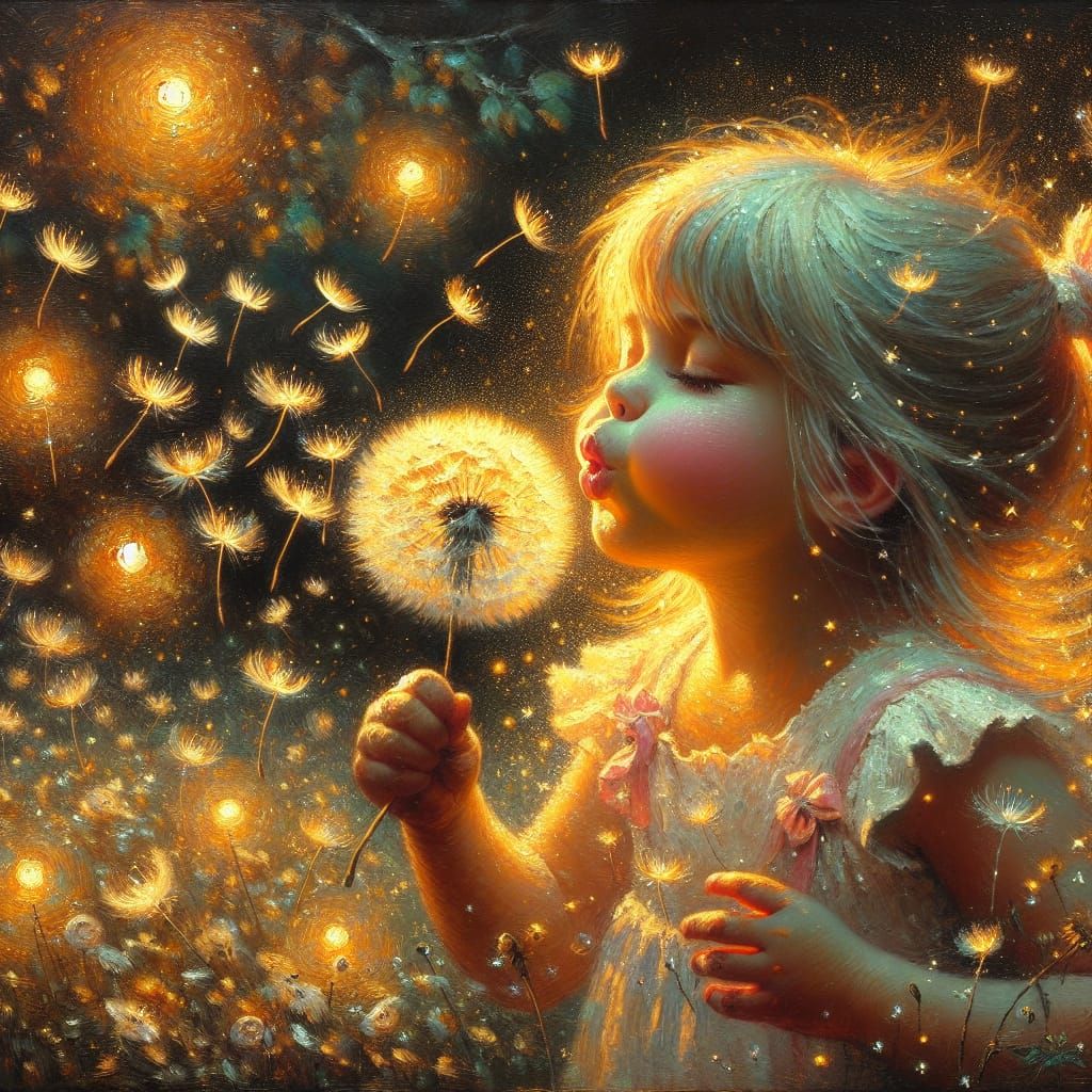 Fly up into the sky my sweet dandelion ...  by @LoveSpirit