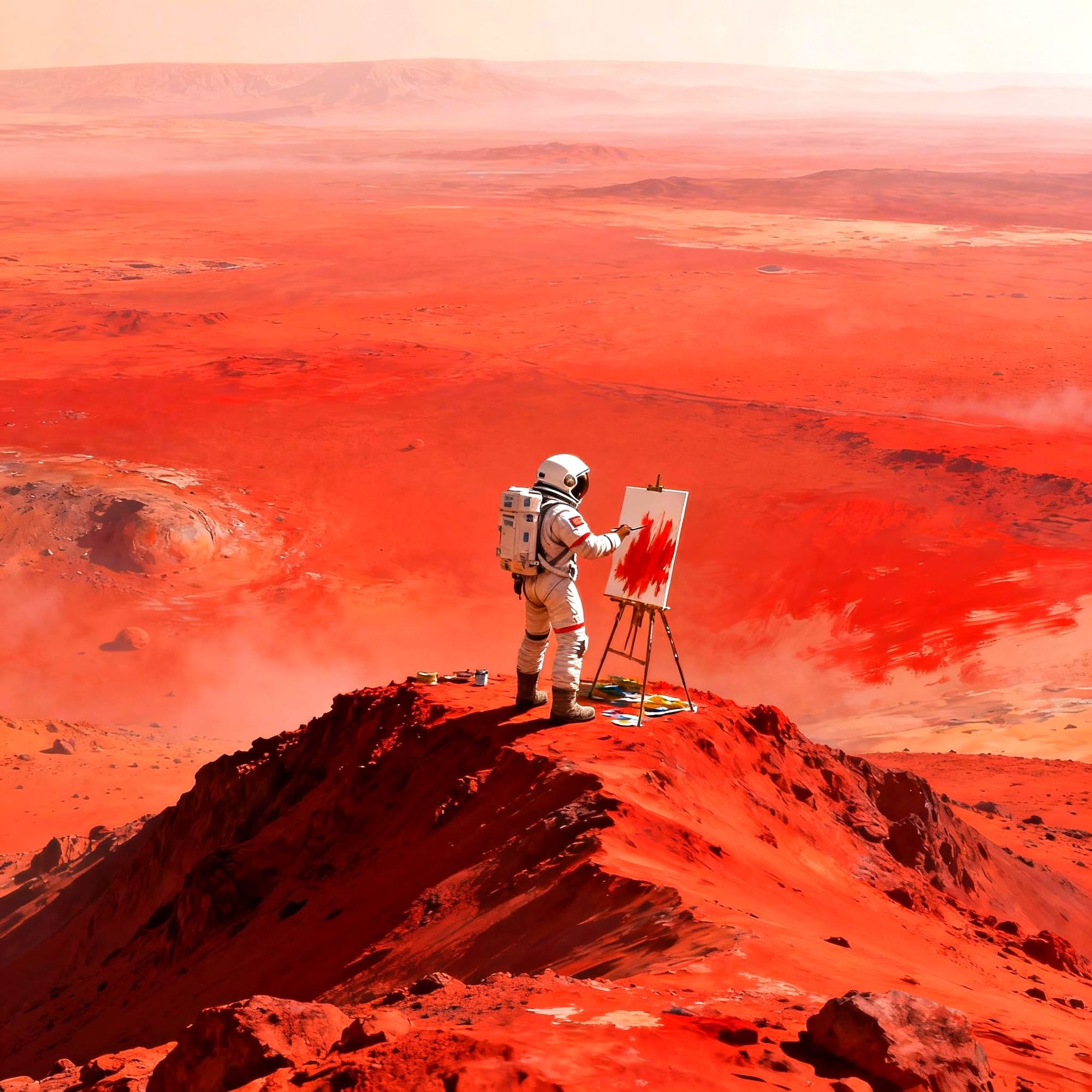 Painting on Mars