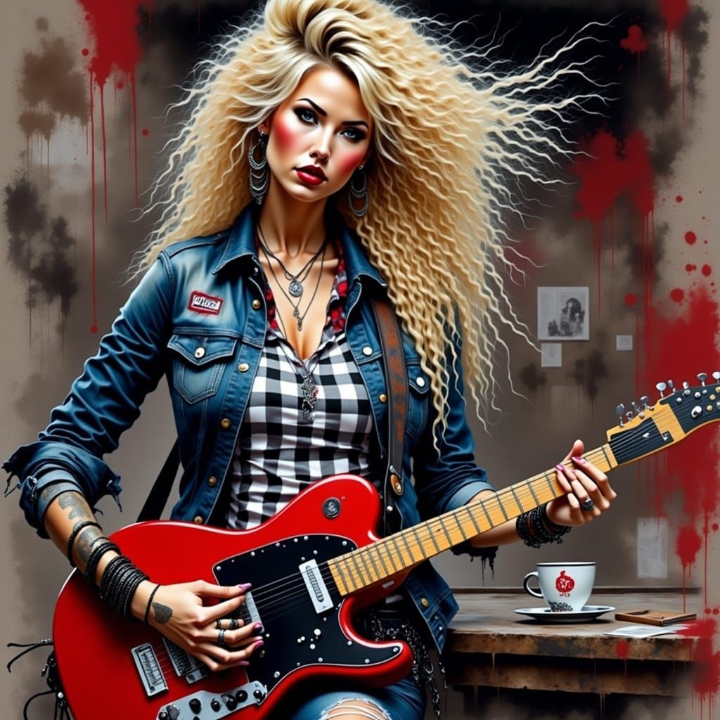 <lora:GrungepunkFlux:1.0> 