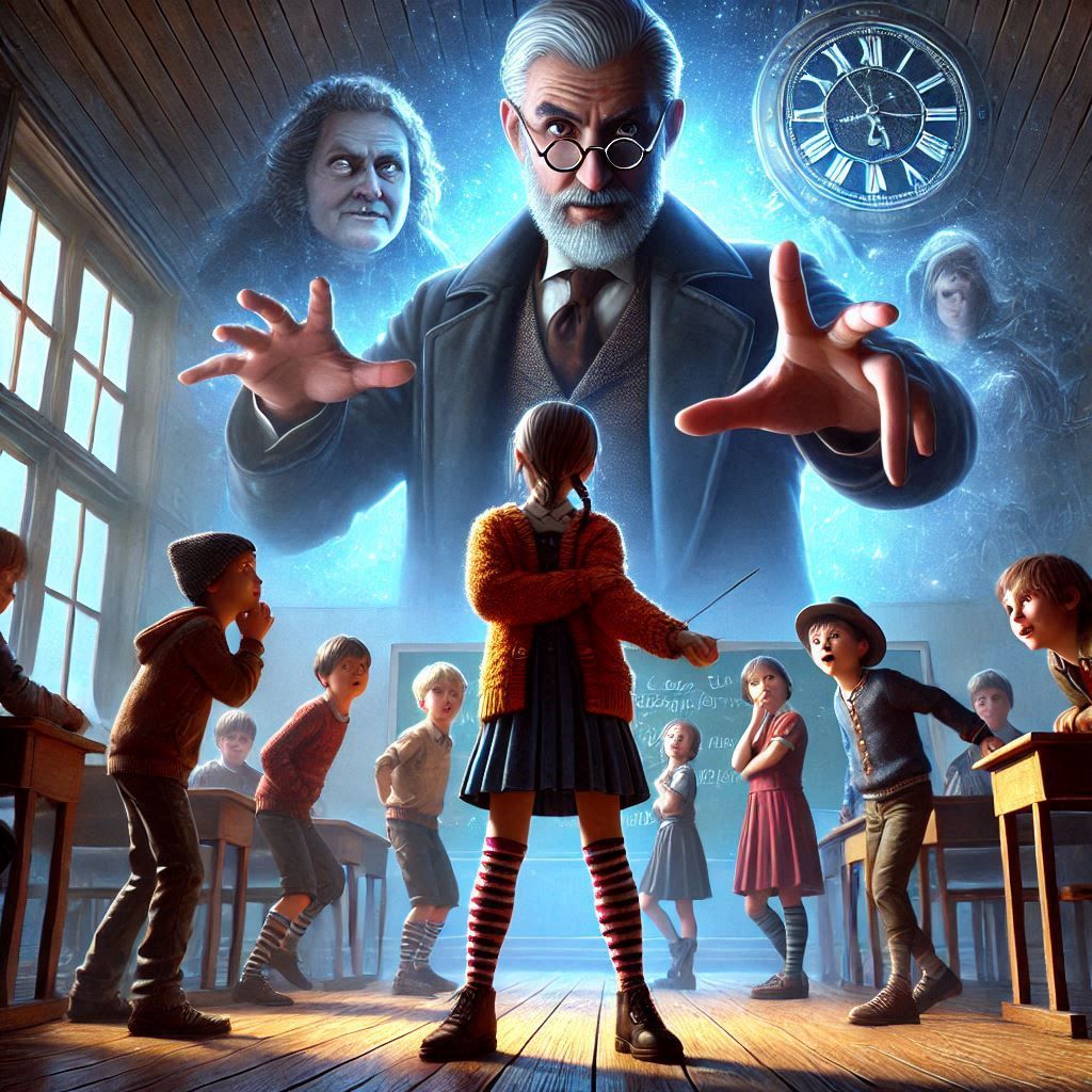 A teacher secretly educating children against the system