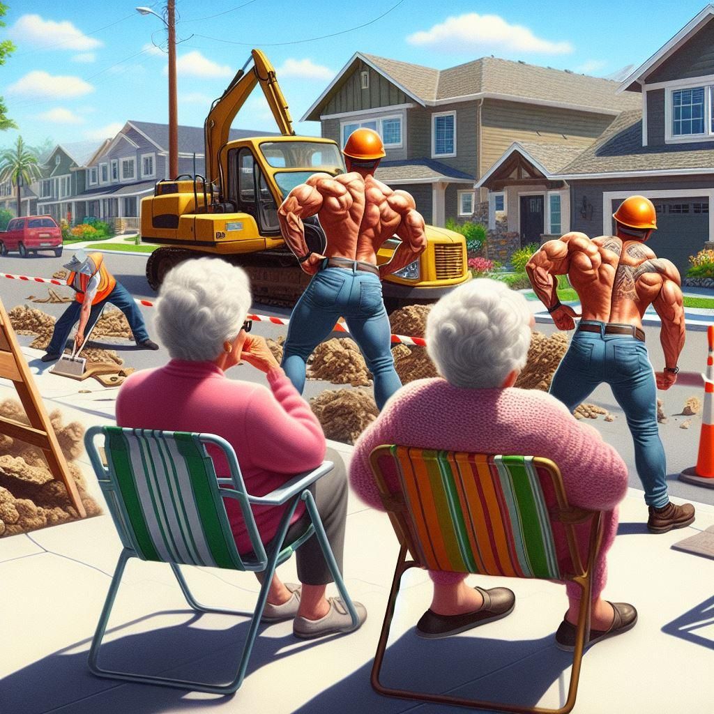 Nice view you've got Betty