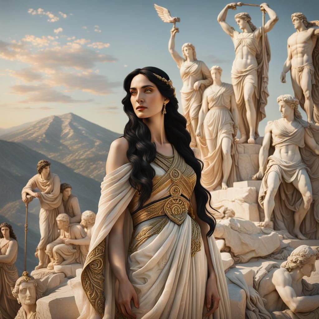 Mount Olympus: Mythological Realism in Renaissance Style