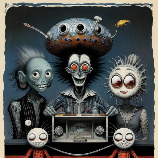UFO Dr. Seuss Stephen Gammell Klasky Csupo Norman Rockwell T...