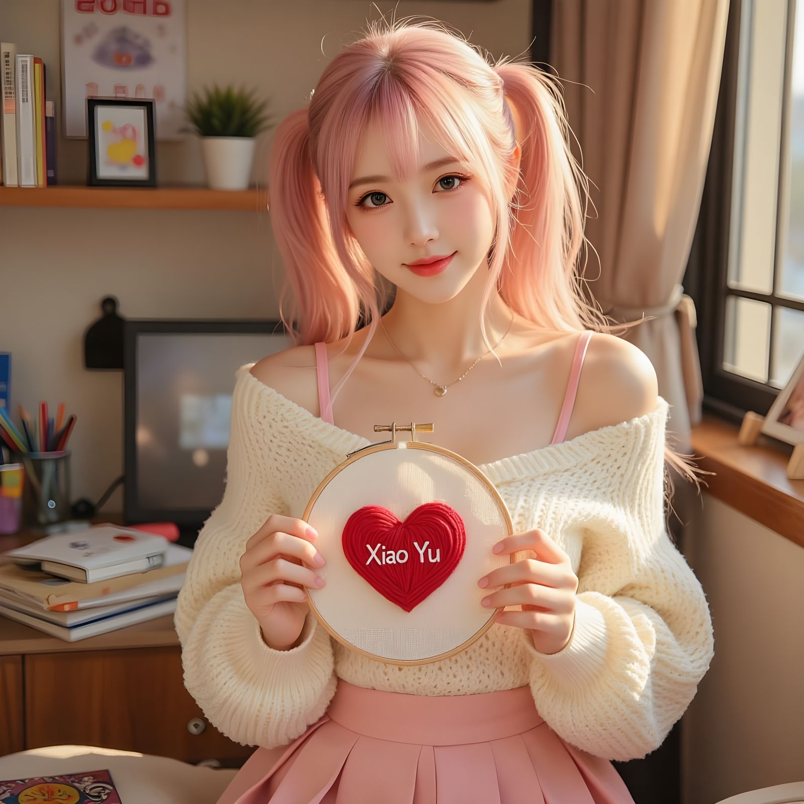 Hi.. um.. my name is Xiao Yu (小雨).. 👉👈