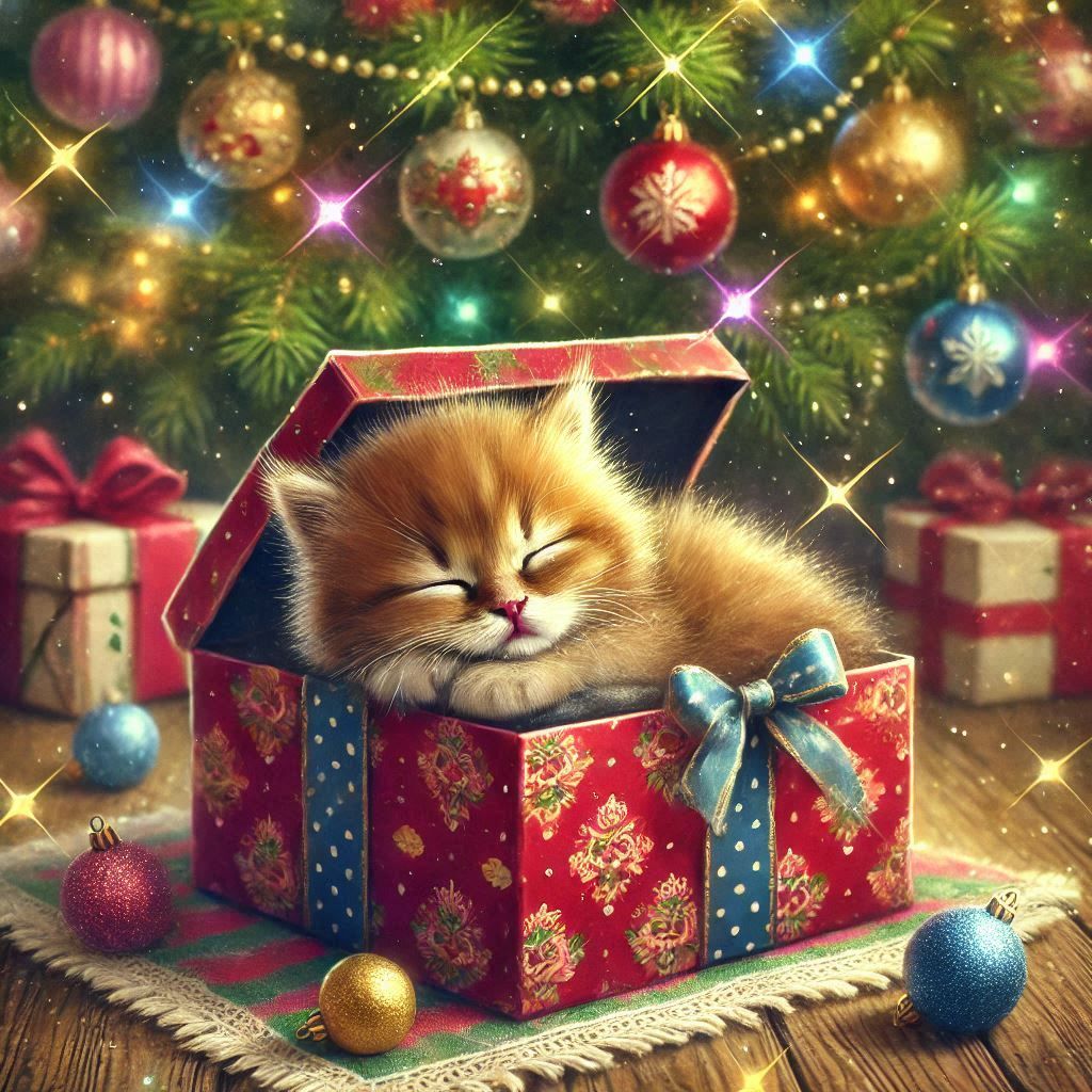 Christmas Kitten