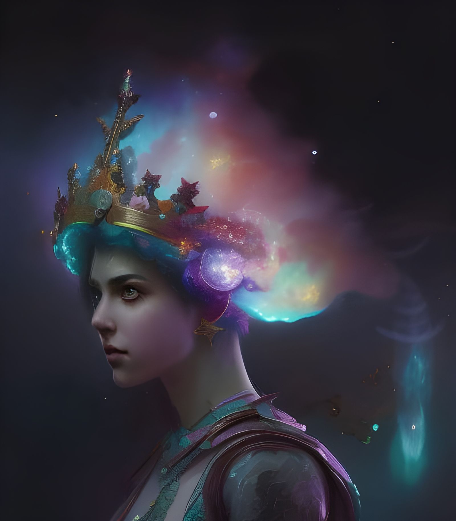 Galaxy Crown  by @Camellia Lane