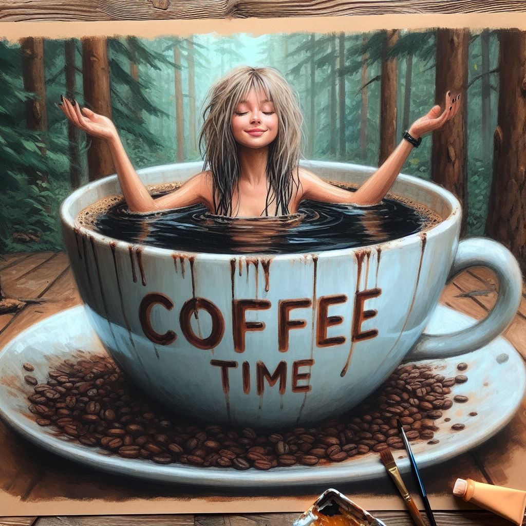 Painting of my Coffee Time