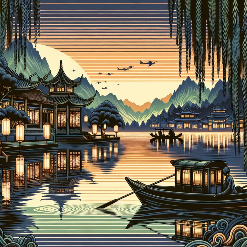 The lake