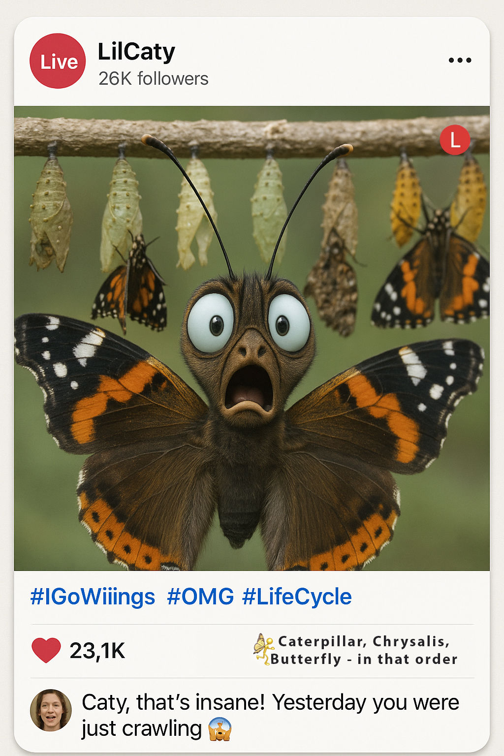 Live from Caterpillar Woods