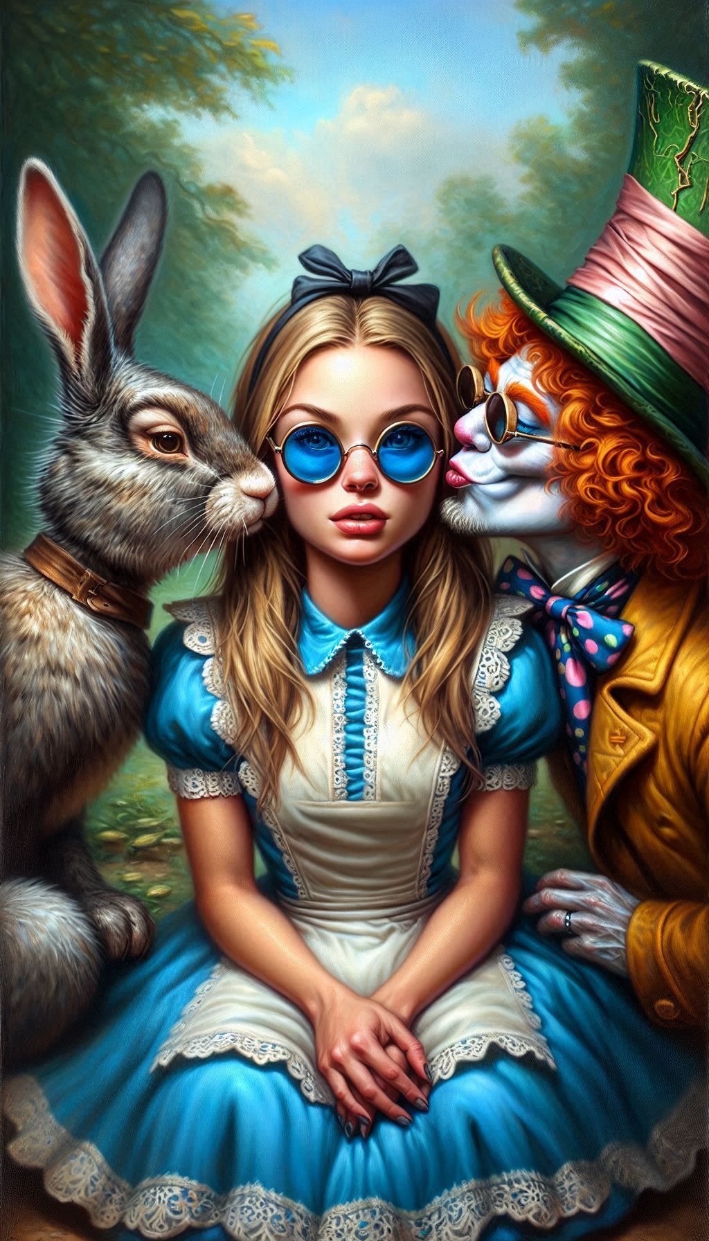 Alice parody - painted