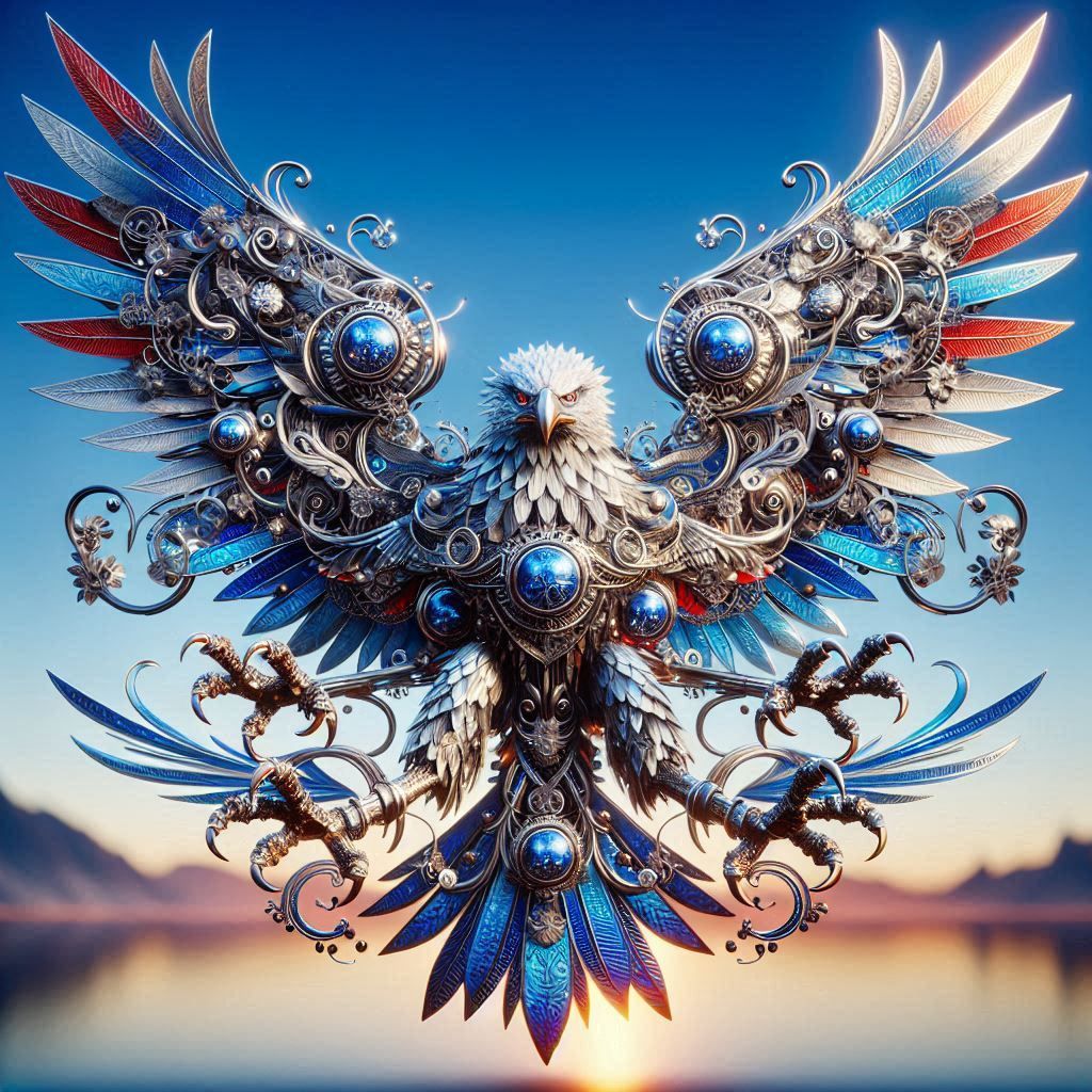 Japanese Steampunk Crystal Bonelli's Eagle 2