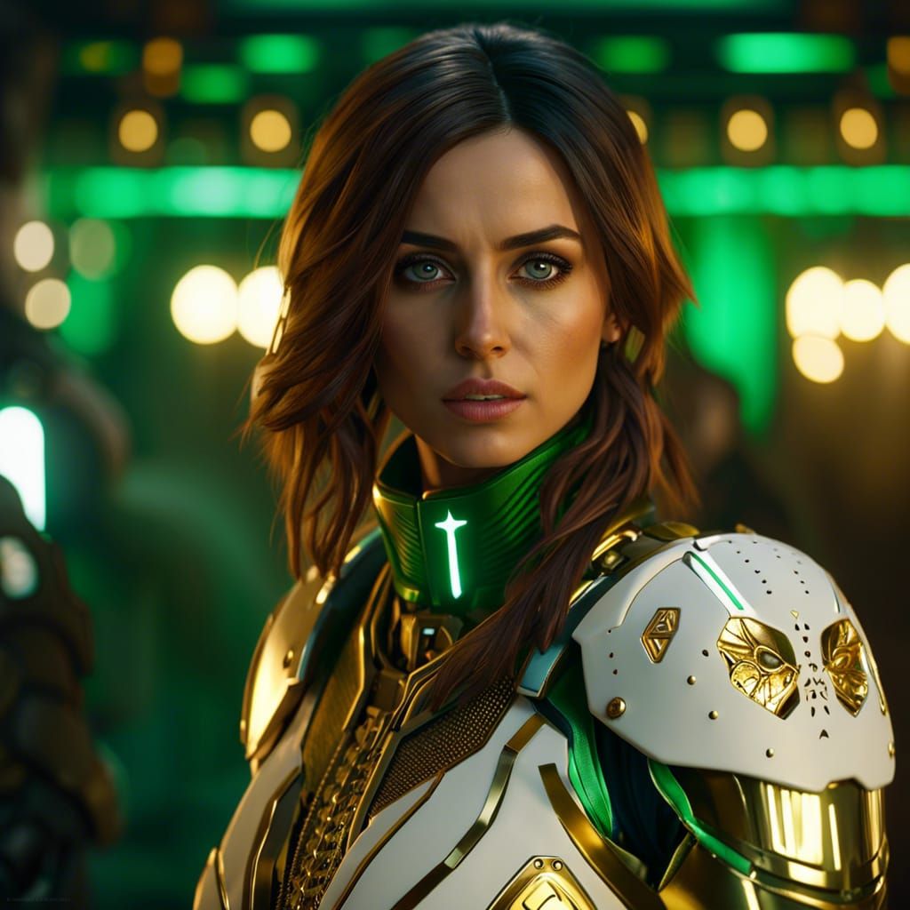 Ana de Armas in armor