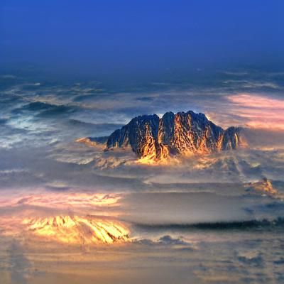 Mount Olympus at dawn