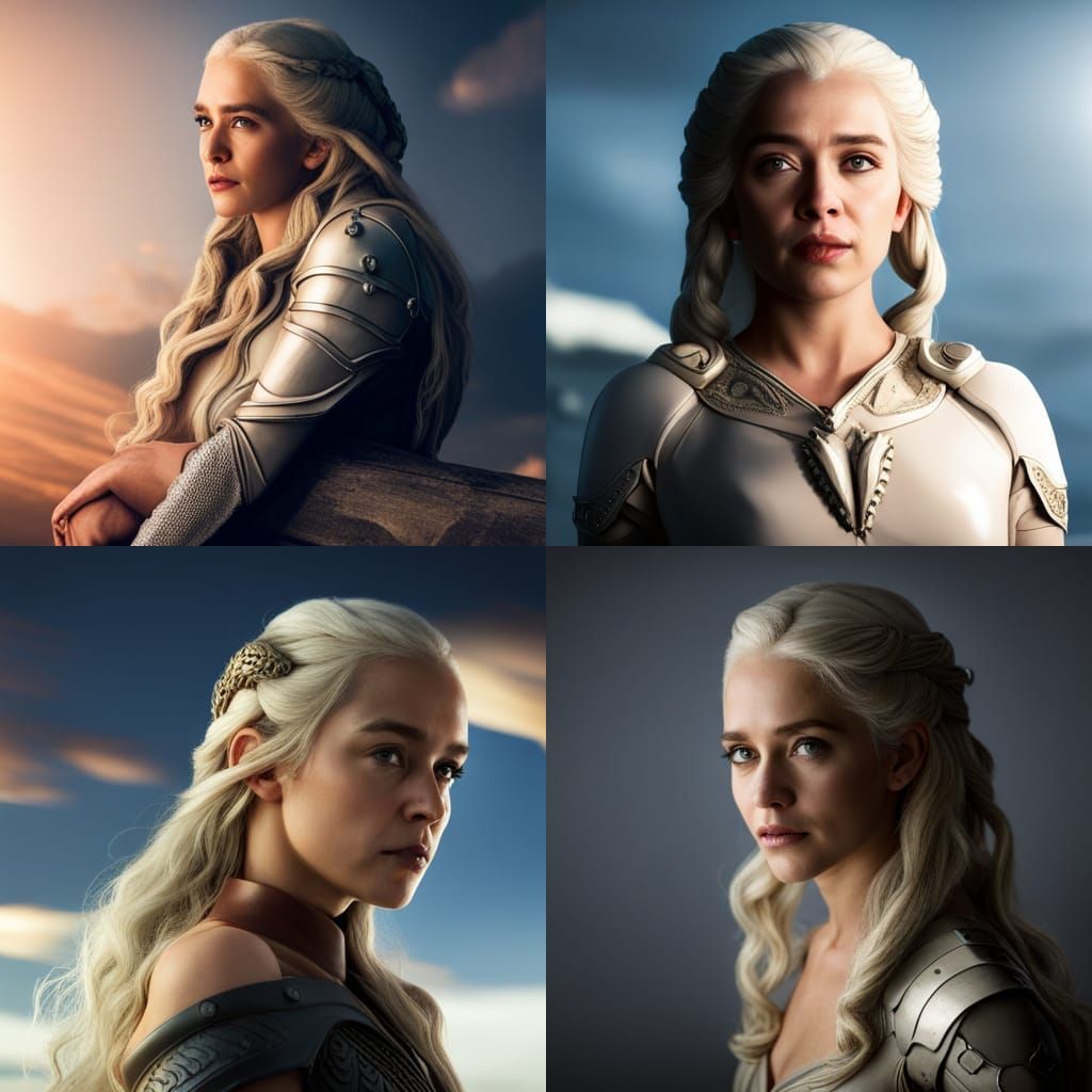 /imagine prompt: Character: Daenerys Targaryen (from Game of...