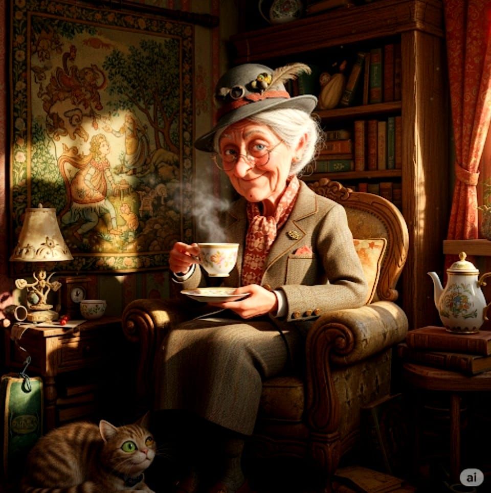 The Amazing Mrs Polifax (from Dorothy Gilman's books)