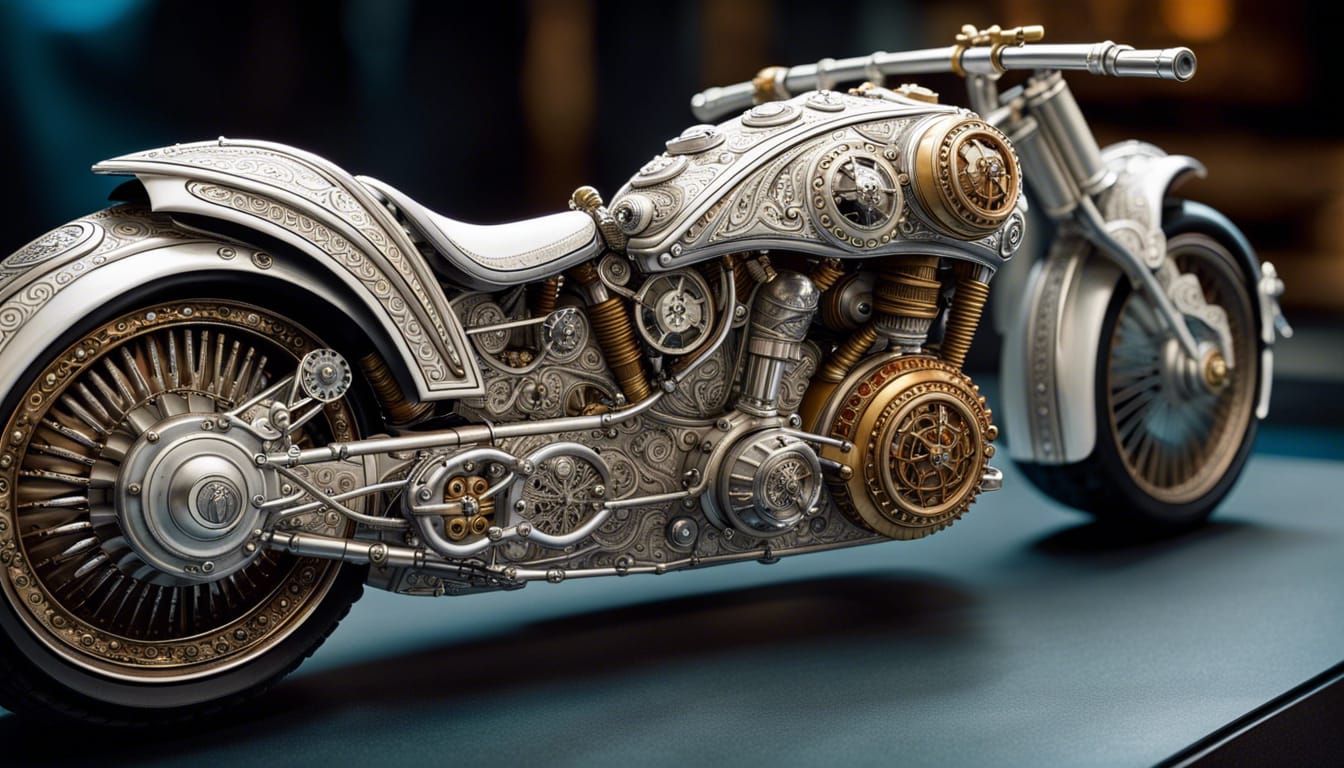 Captain Nemo's motorcycle  by @Archie