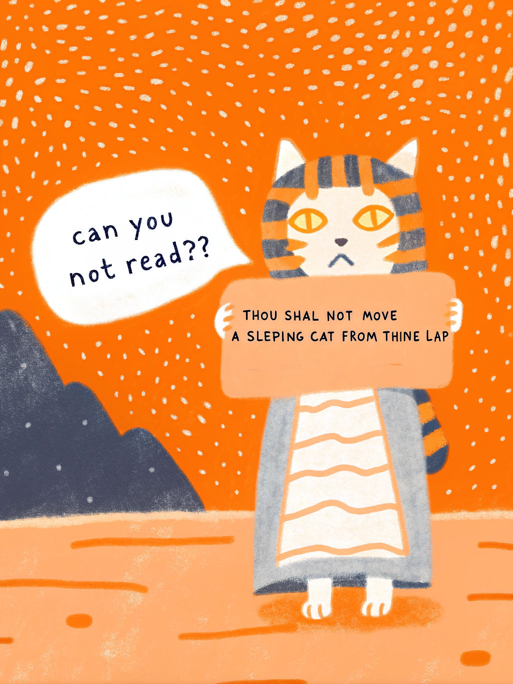 Anthropomorphic Tigress Pharaoh with Stone Tablet, Digital A...