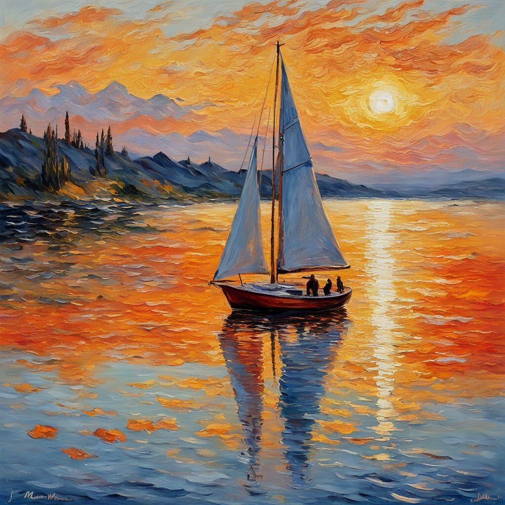 Sunset Sails  by @LilMissDynamite