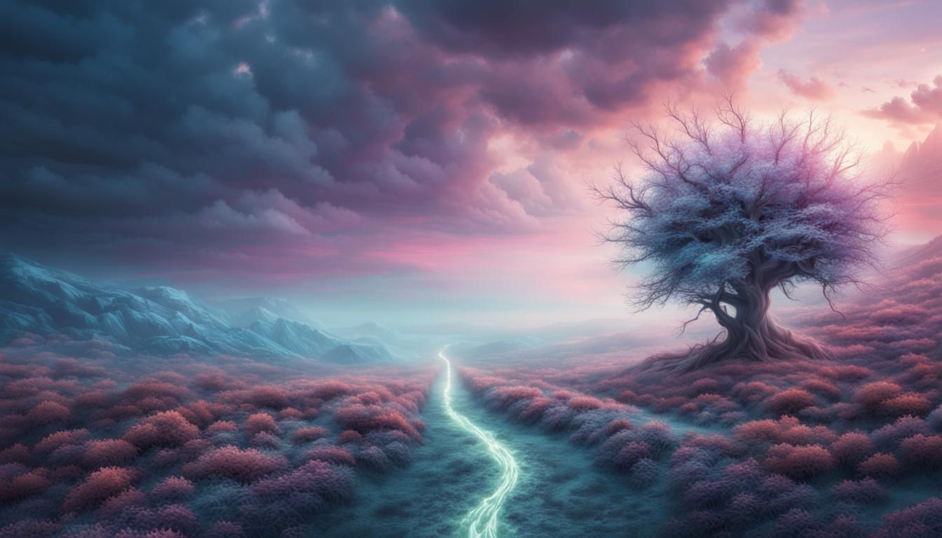 road to heaven AI Generated Artwork NightCafe Creator