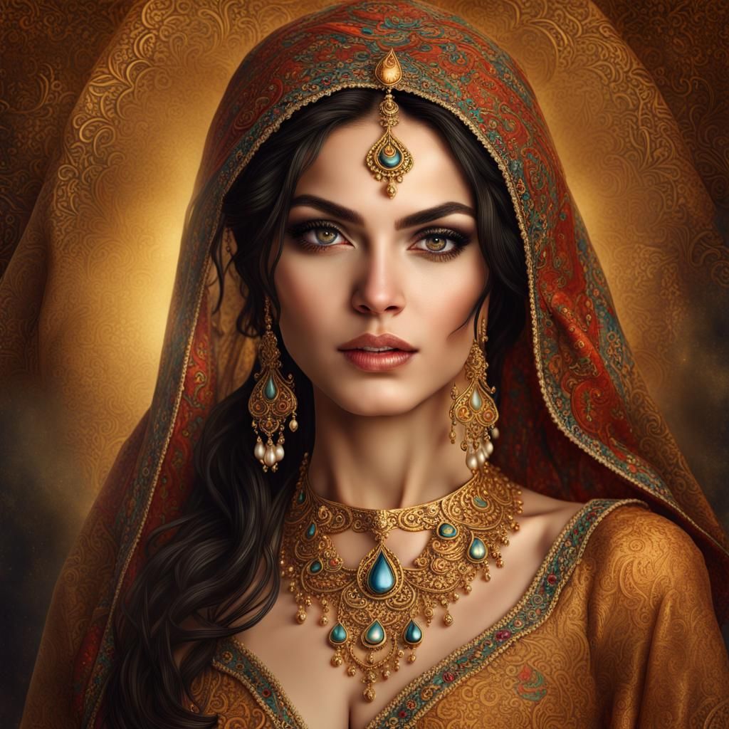 Persian Princess - AI Generated Artwork - NightCafe Creator