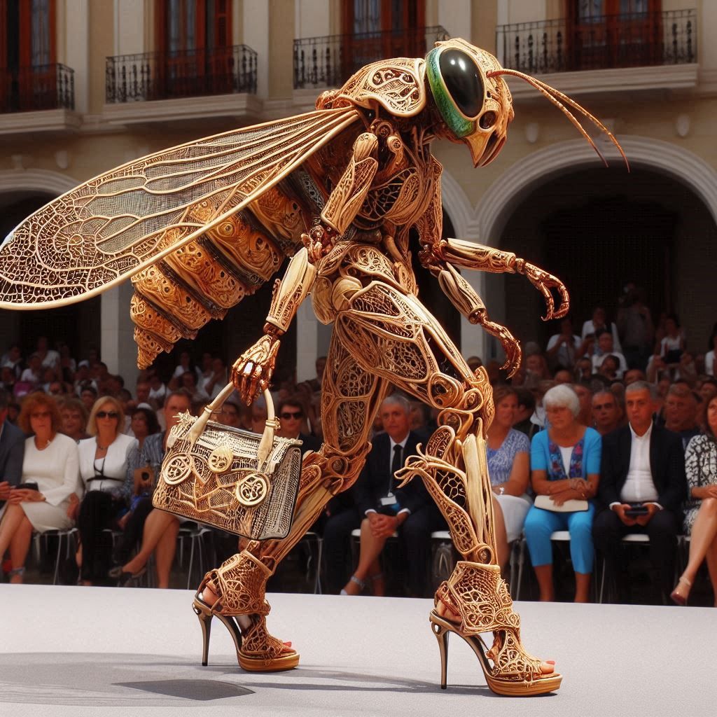 Insectoid lace lacquer