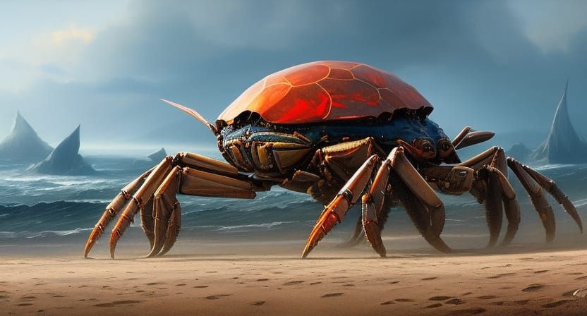 Experiment CRB/42 "Crab Invader"  by @Doctor Mortose