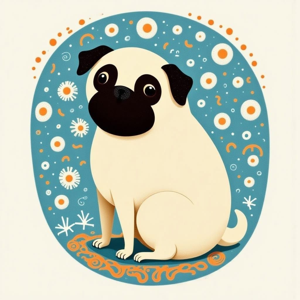 <lora:MOONMOTH SONG:1.0> Cute adorable pug 