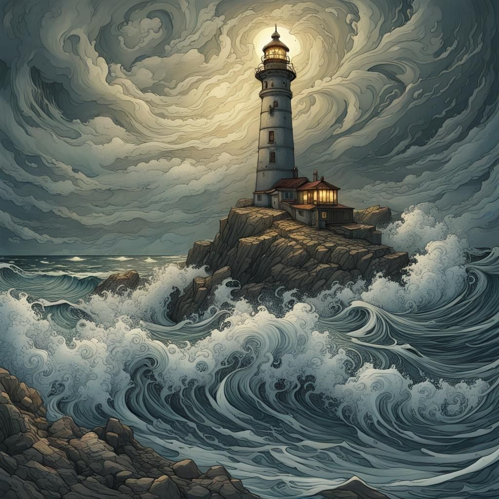 Lighthouse  by @AnimeRulz